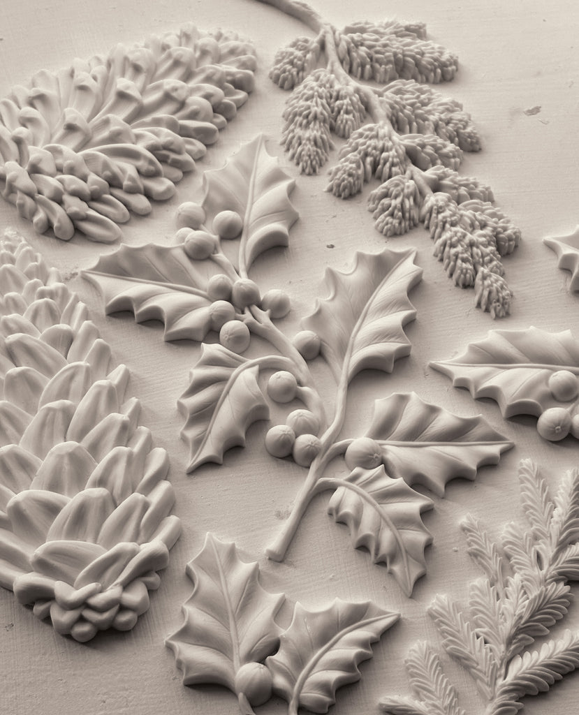 Winter Forage IOD Decor Mould - DEJA VU BOUTIK