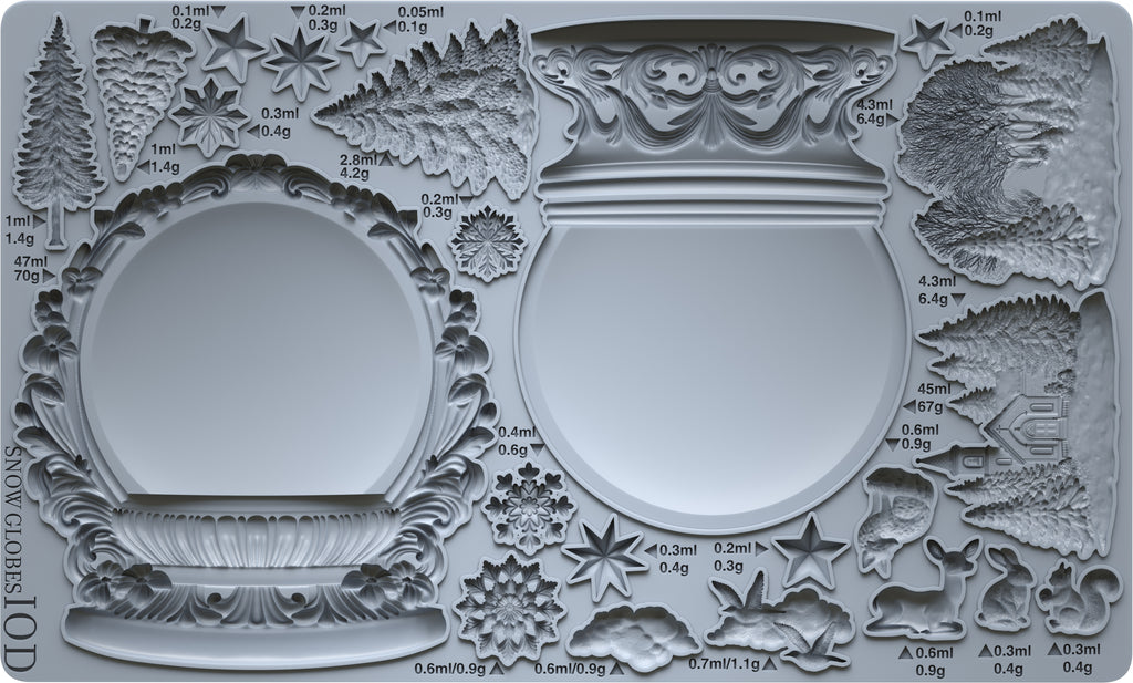 Snow Globes IOD Decor Mould - DEJA VU BOUTIK