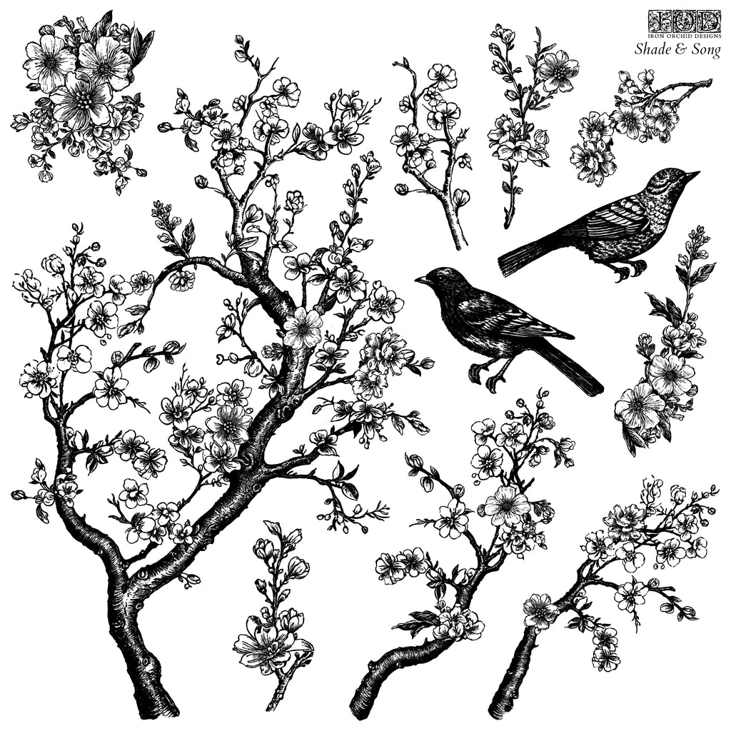 Shade & Song IOD Decor Stamp - DEJA VU BOUTIK