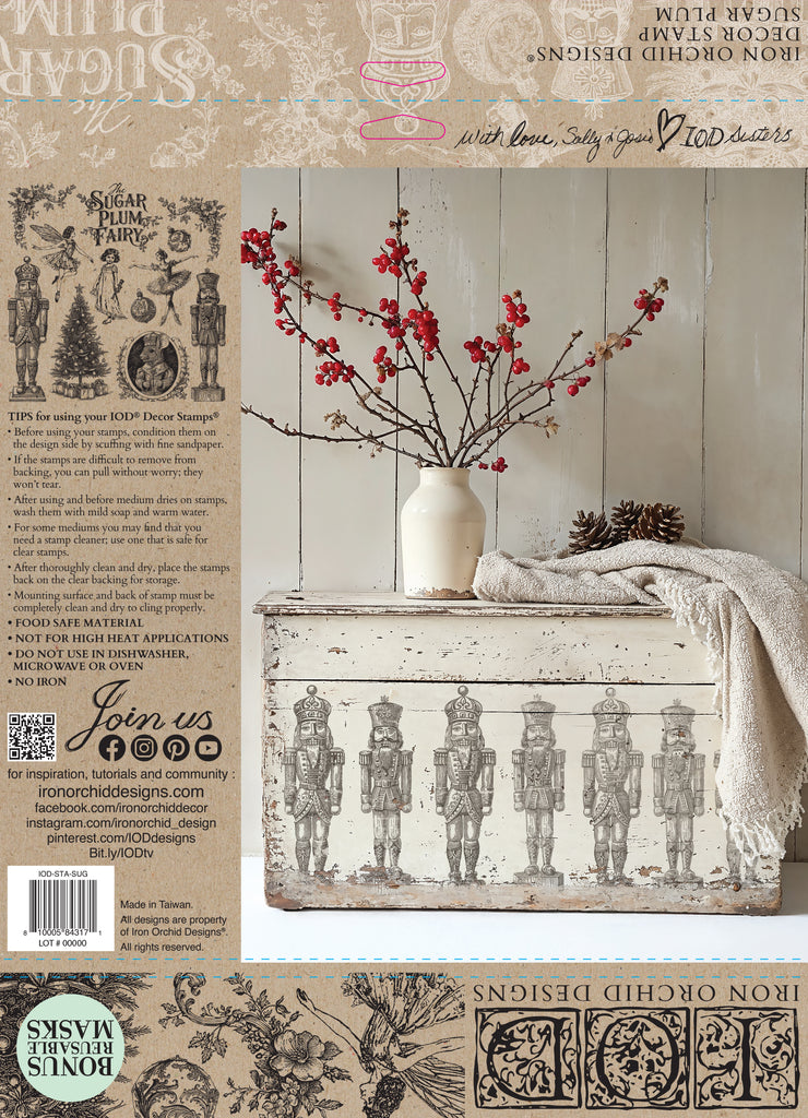 Sugar Plum IOD Decor Stamp - DEJA VU BOUTIK