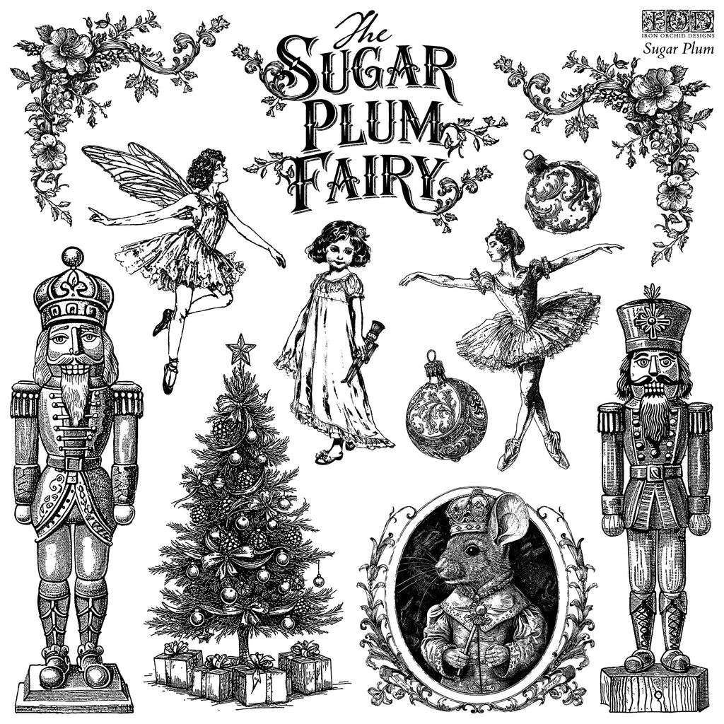 Sugar Plum IOD Decor Stamp - DEJA VU BOUTIK