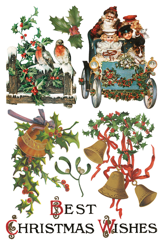 Christmas Joy IOD Decor Transfer - DEJA VU BOUTIK