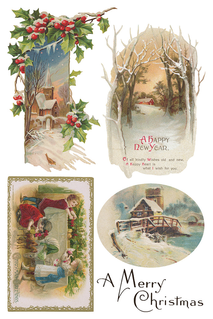 Christmas Joy IOD Decor Transfer - DEJA VU BOUTIK