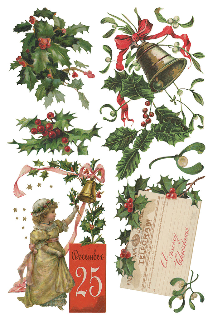 Christmas Joy IOD Decor Transfer - DEJA VU BOUTIK