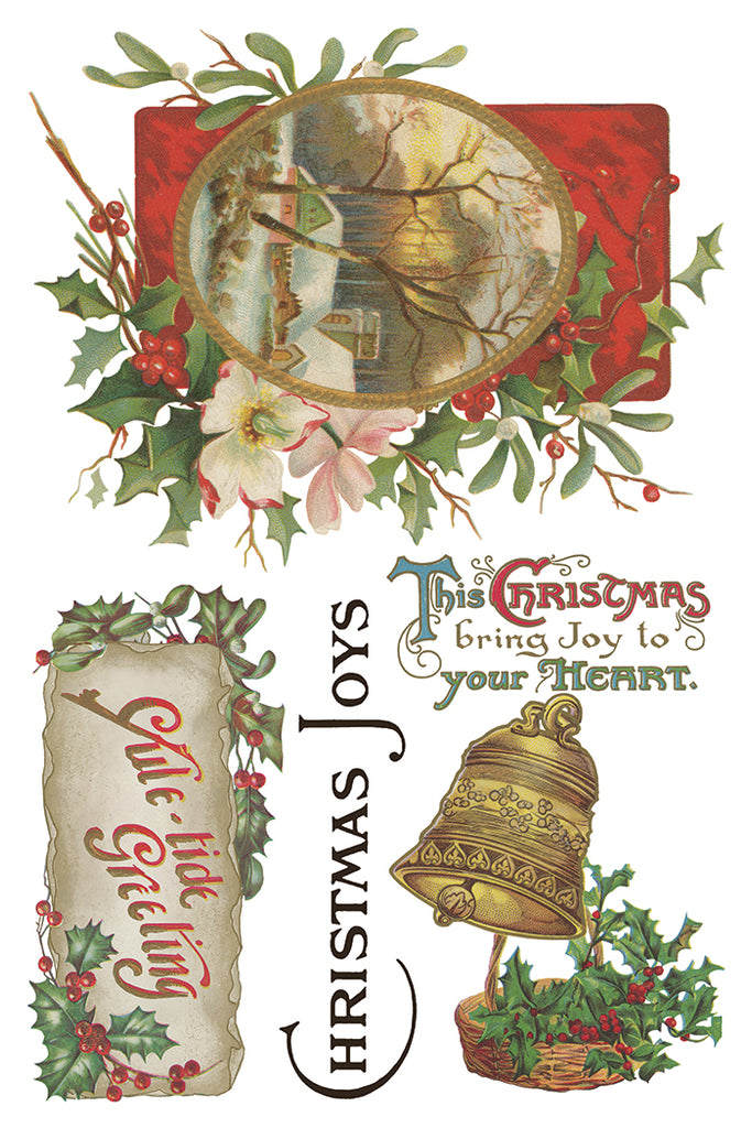 Christmas Joy IOD Decor Transfer - DEJA VU BOUTIK