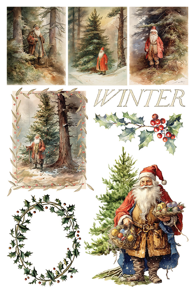 Santa's Hollow IOD Decor Transfer - DEJA VU BOUTIK