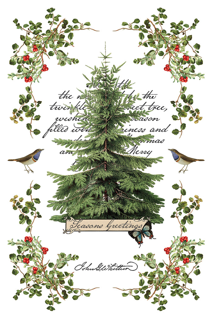 Winter Botonist IOD Decor Transfer - DEJA VU BOUTIK