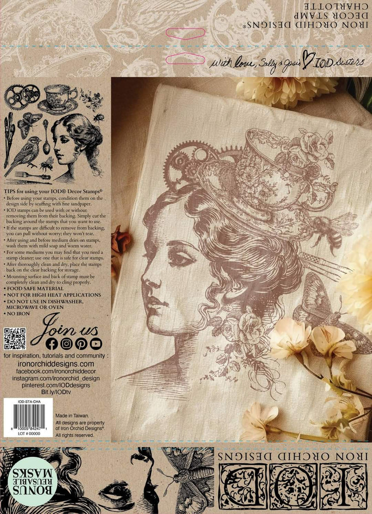 NEW - Charlotte IOD Decor Stamp - DEJA VU BOUTIK