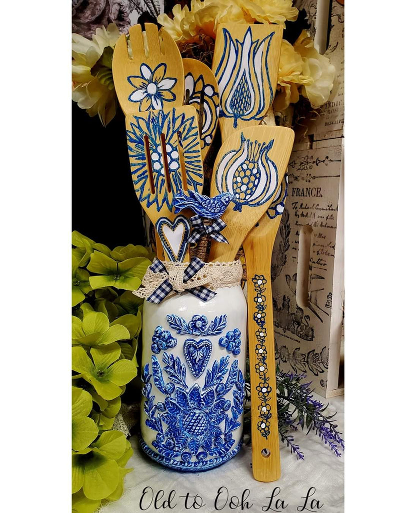 Pennsylvania Folk IOD Decor Stamp - DEJA VU BOUTIK