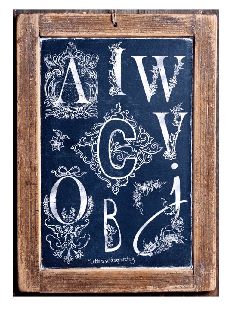 Alphabellies IOD Decor Stamp - DEJA VU BOUTIK