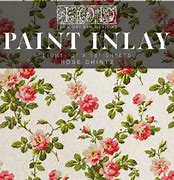 Rose Chintz IOD Paint Inlay - DEJA VU BOUTIK