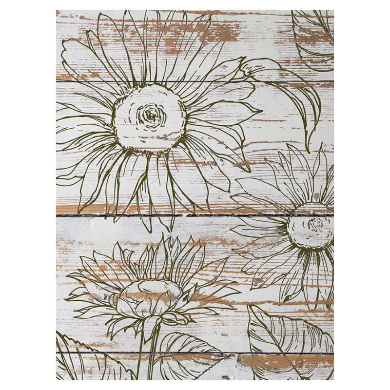 Sunflowers Stamp - DEJA VU BOUTIK
