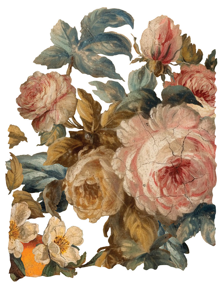 Joie de roses IOD Decor Transfer - DEJA VU BOUTIK