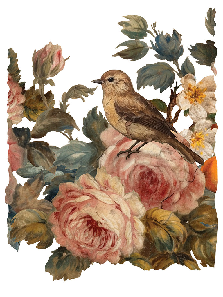 Joie de roses IOD Decor Transfer - DEJA VU BOUTIK