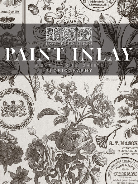 Floriography IOD Paint Inlay - DEJA VU BOUTIK