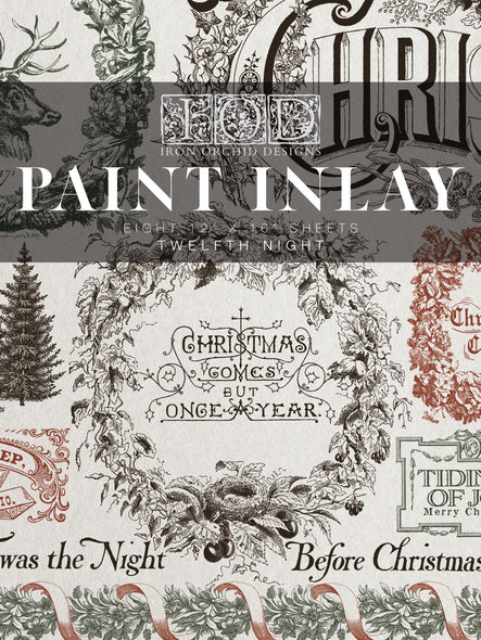 Twelfth Night IOD Paint Inlay - DEJA VU BOUTIK