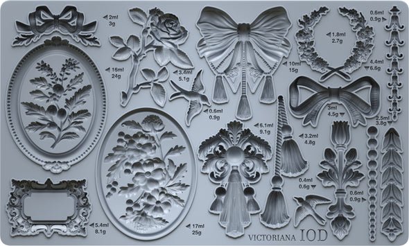 Victoriana IOD Decor Mould - DEJA VU BOUTIK