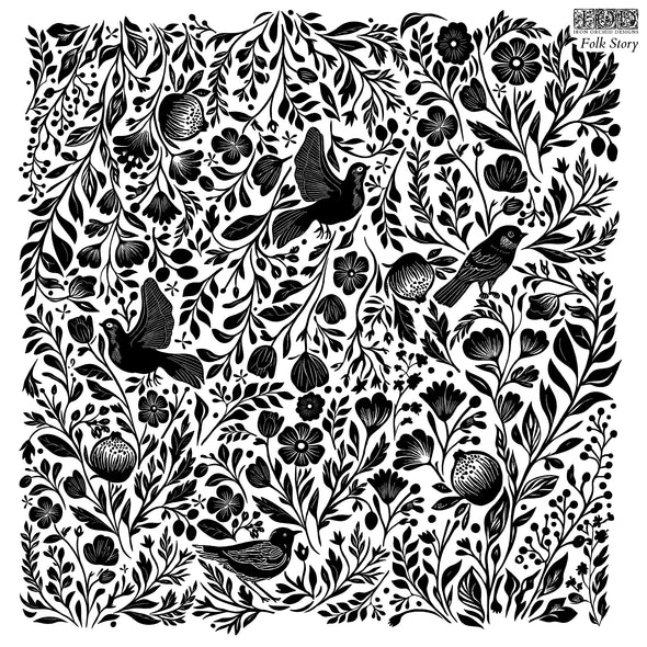 Folk Story IOD Decor Stamp - DEJA VU BOUTIK