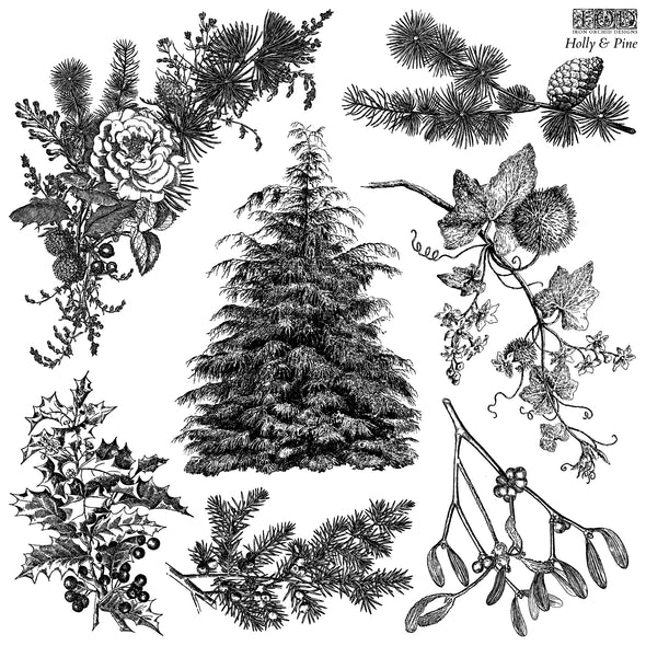 Holly & Pine IOD Decor Stamp - DEJA VU BOUTIK