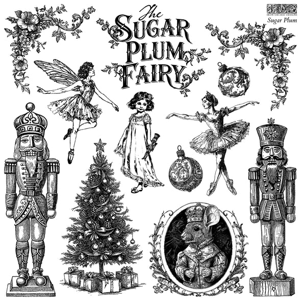 Sugar Plum IOD Decor Stamp - DEJA VU BOUTIK