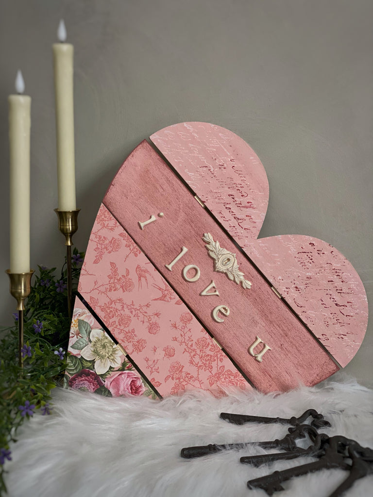 Feb 8 - IOD Shiplap Heart Workshop - DEJA VU BOUTIK