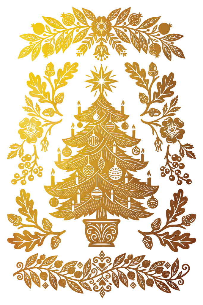 Gilded Angels Sing IOD Decor Foil Transfer