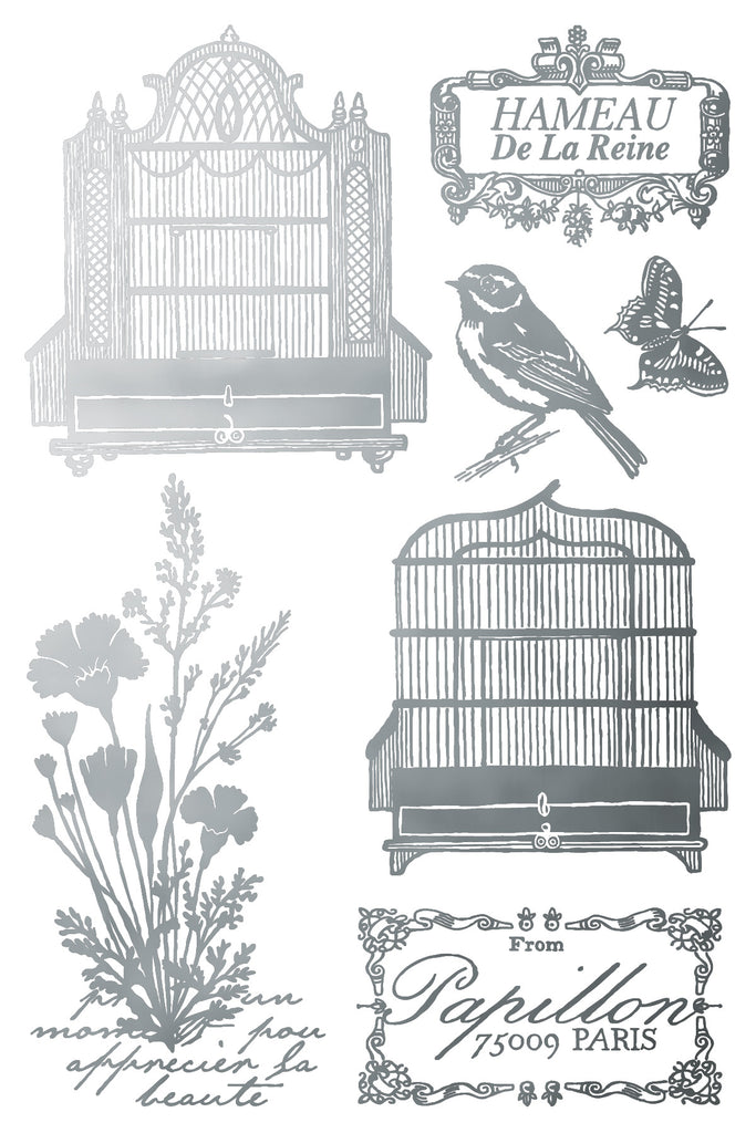 Gilded Papillon IOD Decor Foil Transfer - DEJA VU BOUTIK