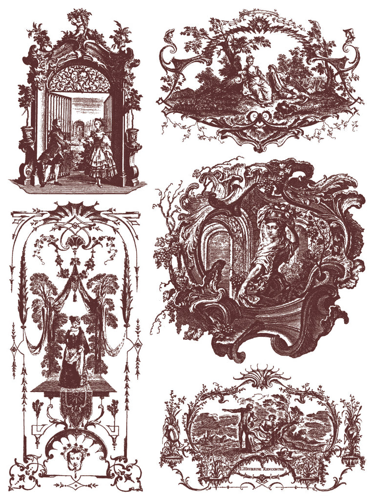 Hameau De La Reine IOD Paint Inlay - DEJA VU BOUTIK