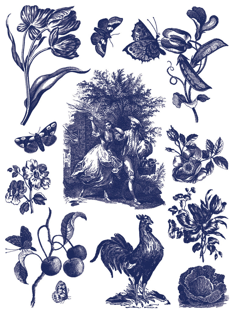 Hameau De La Reine IOD Paint Inlay - DEJA VU BOUTIK