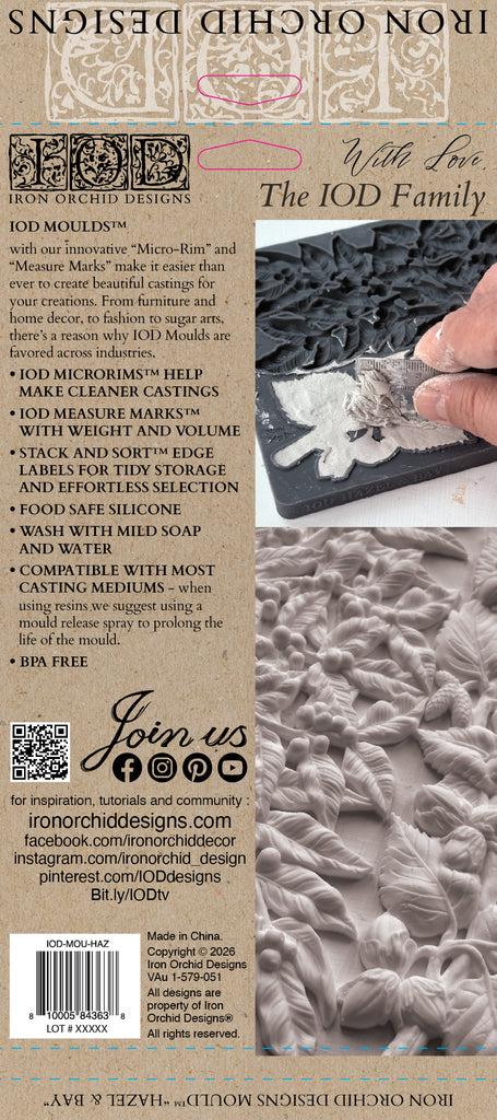 Hazel & Bay IOD Decor Mould (Limited Edition)