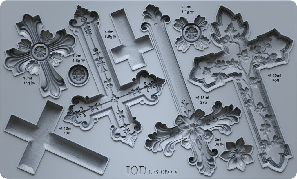 Les Croix IOD Decor Mould - DEJA VU BOUTIK