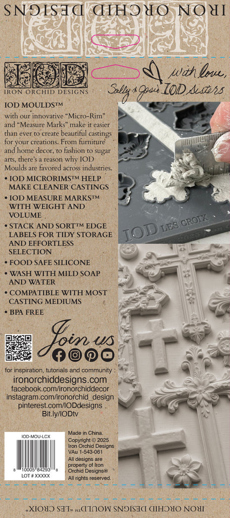Les Croix IOD Decor Mould - DEJA VU BOUTIK