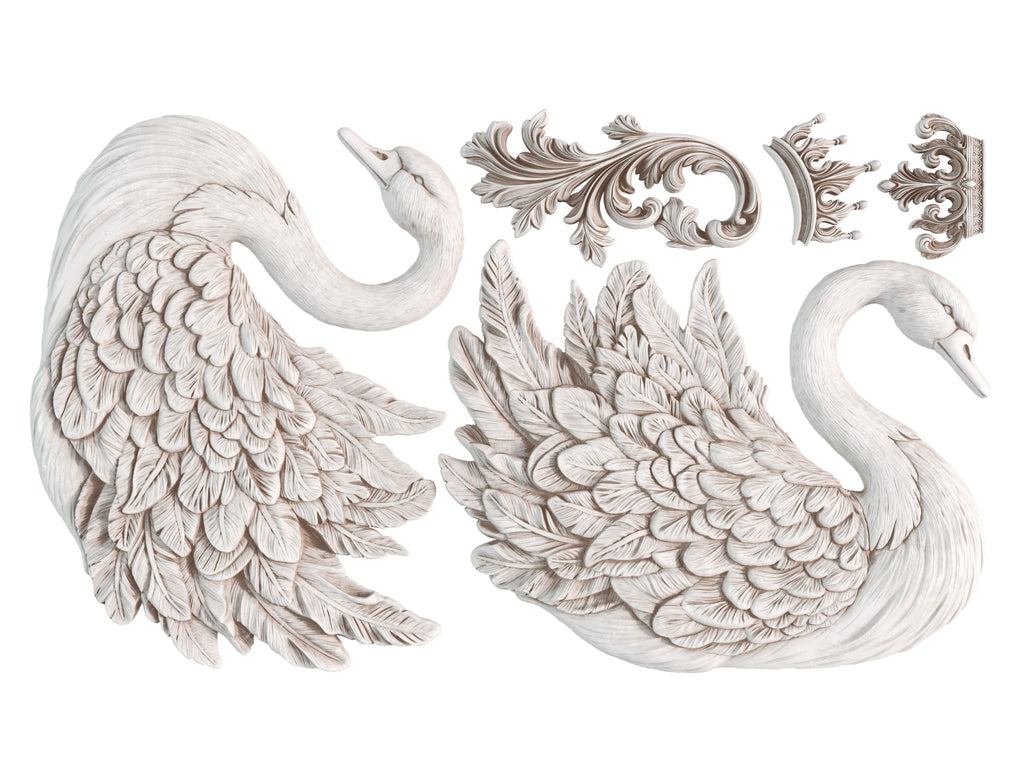 Swans IOD Decor Mould - DEJA VU BOUTIK