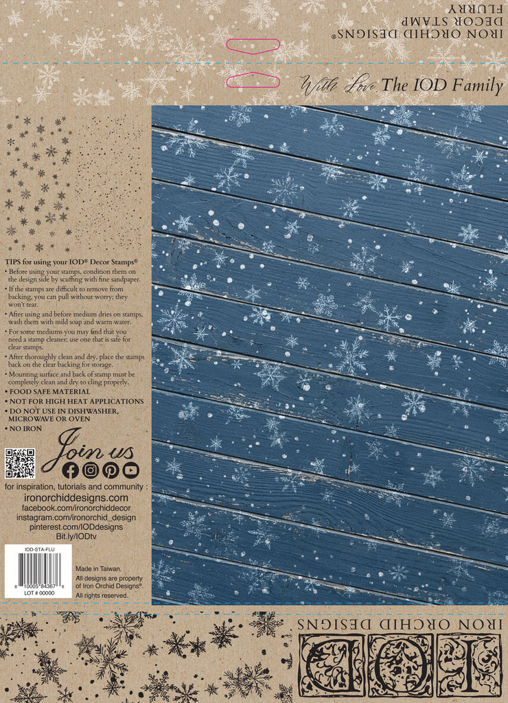 Flurry IOD Decor Stamp (Limited Edition)