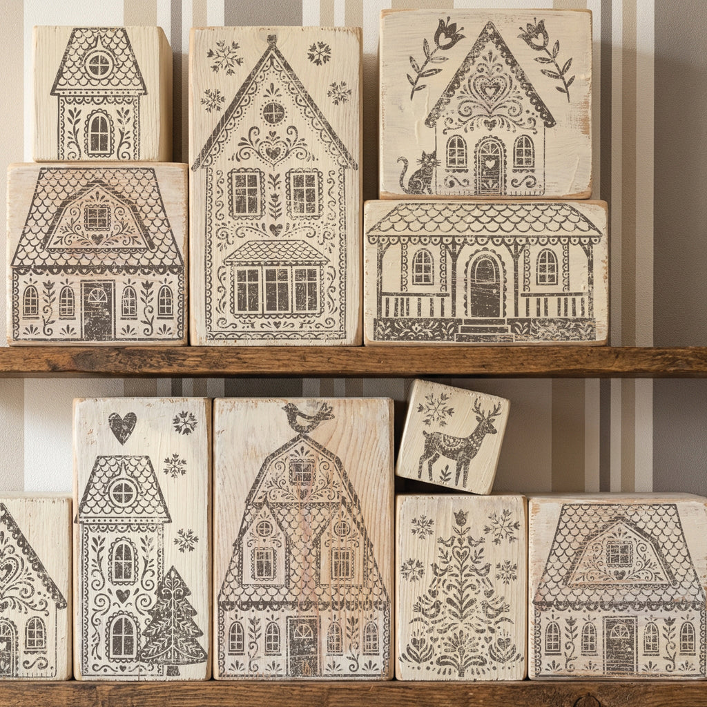 Gingerbread Lane IOD Decor Stamp
