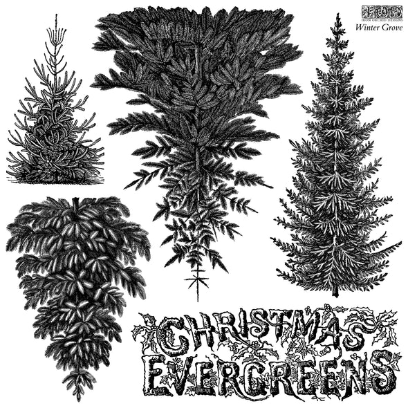 Winter Grove IOD Decor Stamp (Limited Edition)