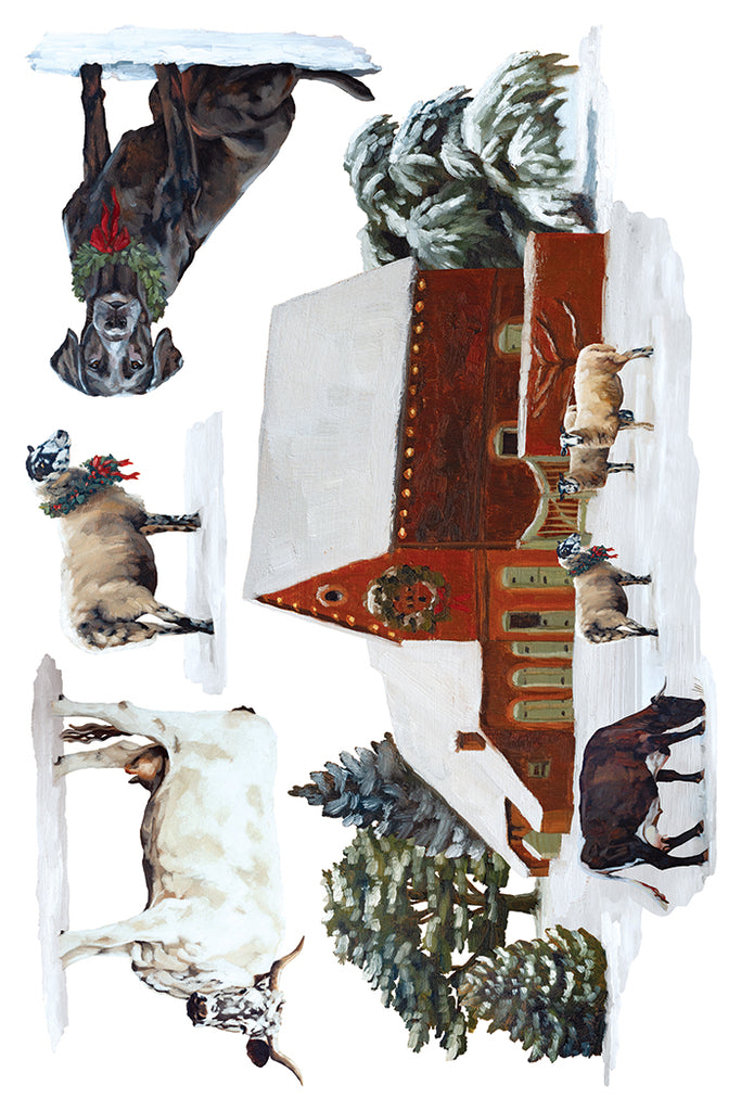 A Cotswold Christmas IOD Decor Transfer (Limited Edition)
