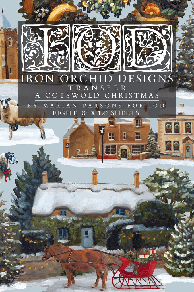A Cotswold Christmas IOD Decor Transfer (Limited Edition)
