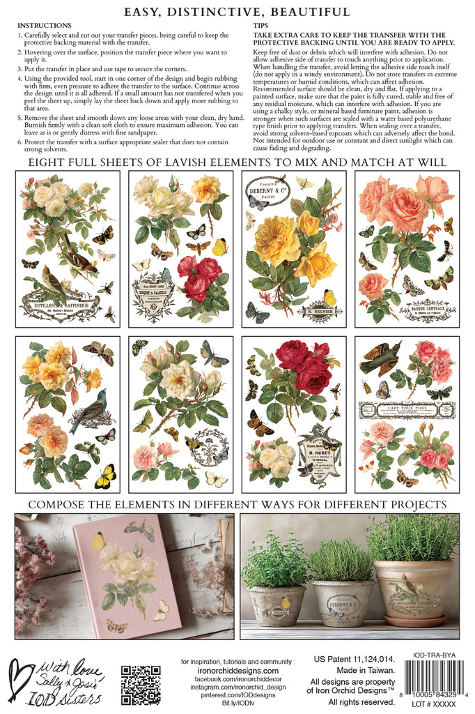 By Any Other Name IOD Decor Transfer - DEJA VU BOUTIK
