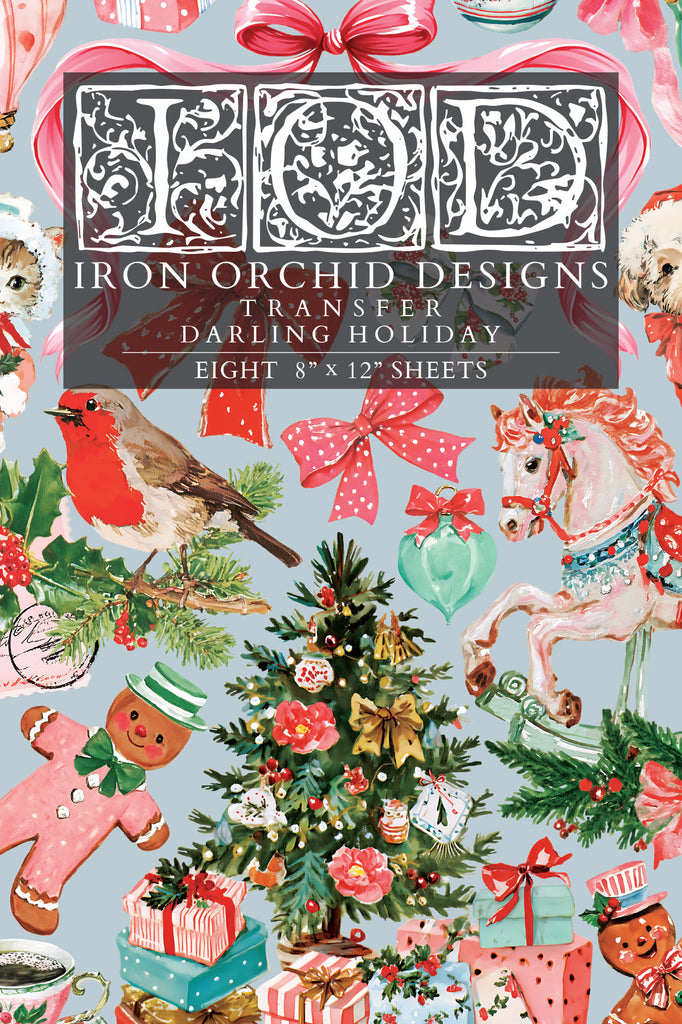 Darling Holiday IOD Decor Transfer (Limited Edition)
