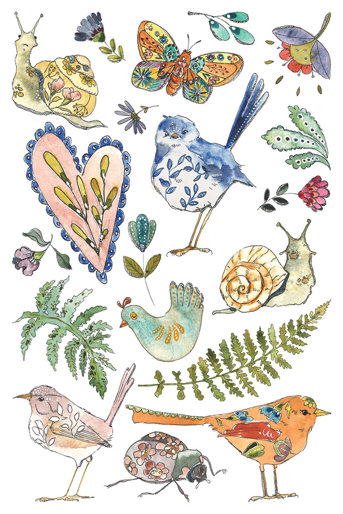 Fern Fables IOD Decor Transfer - DEJA VU BOUTIK
