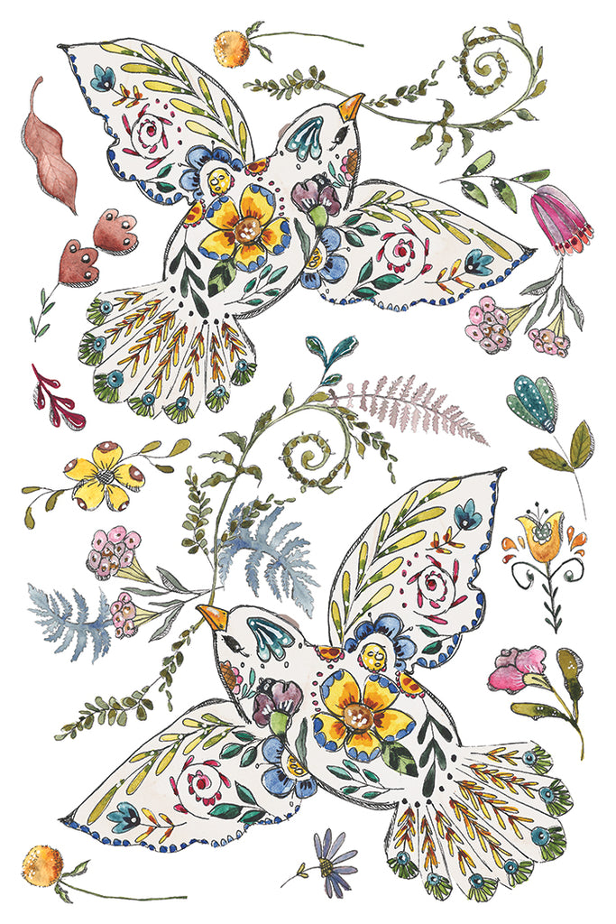 Fern Fables IOD Decor Transfer - DEJA VU BOUTIK