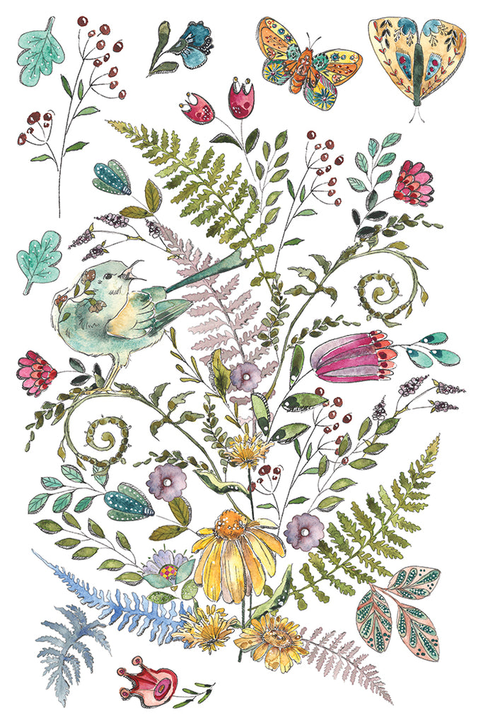 Fern Fables IOD Decor Transfer - DEJA VU BOUTIK