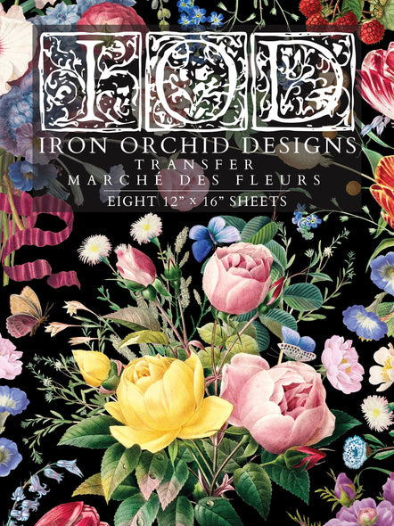 Marche des Fleurs IOD Decor Transfer - DEJA VU BOUTIK