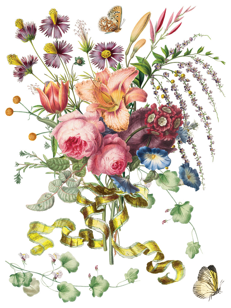 Marche des Fleurs IOD Decor Transfer - DEJA VU BOUTIK