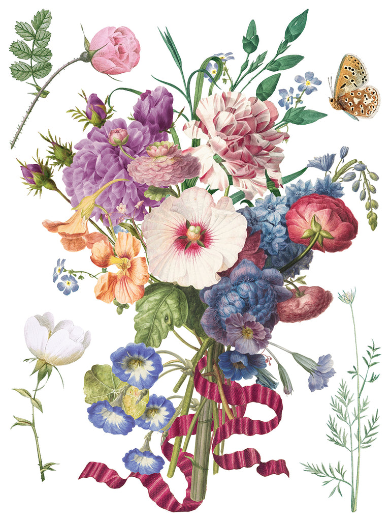 Marche des Fleurs IOD Decor Transfer - DEJA VU BOUTIK
