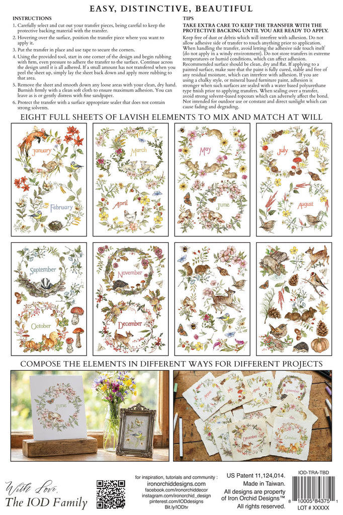 The Bramblewood Diaries IOD Decor Transfer