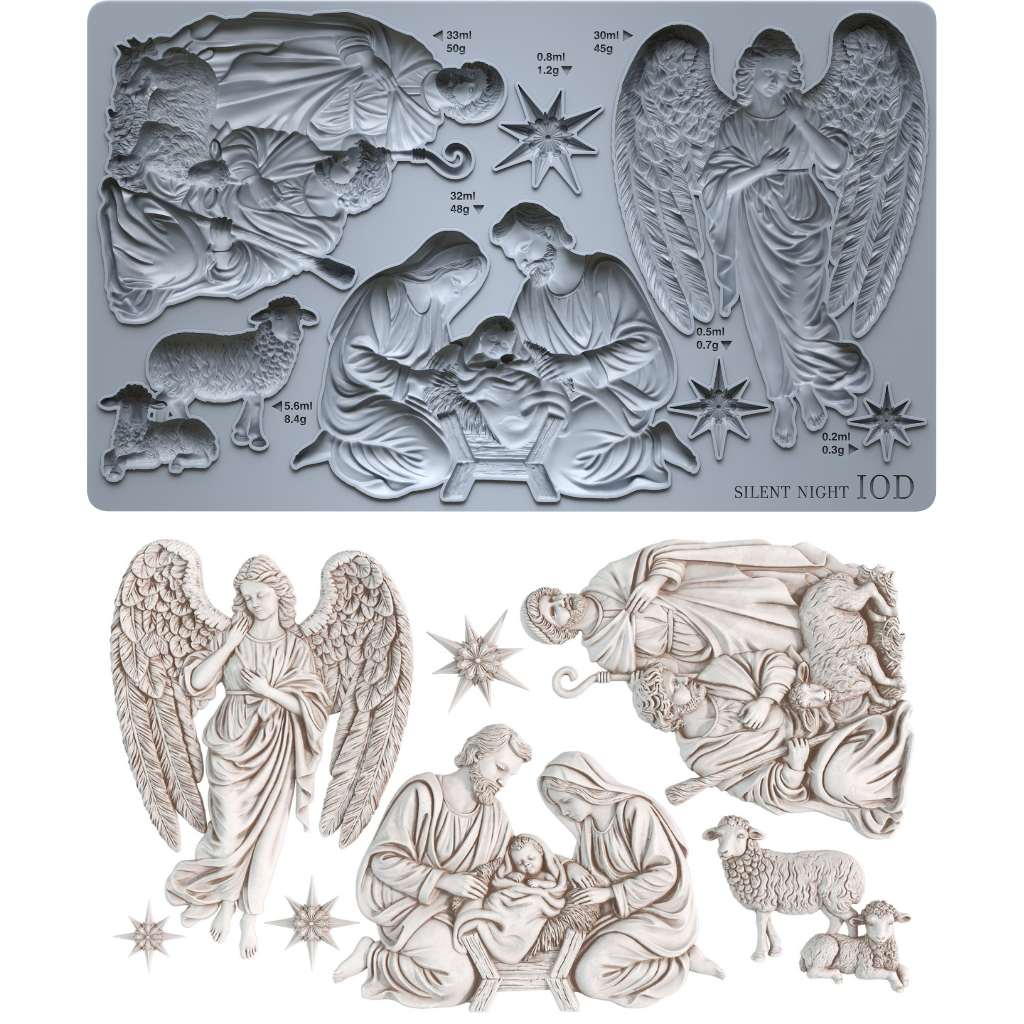 Silent Night IOD Decor Mould (Limited Edition)