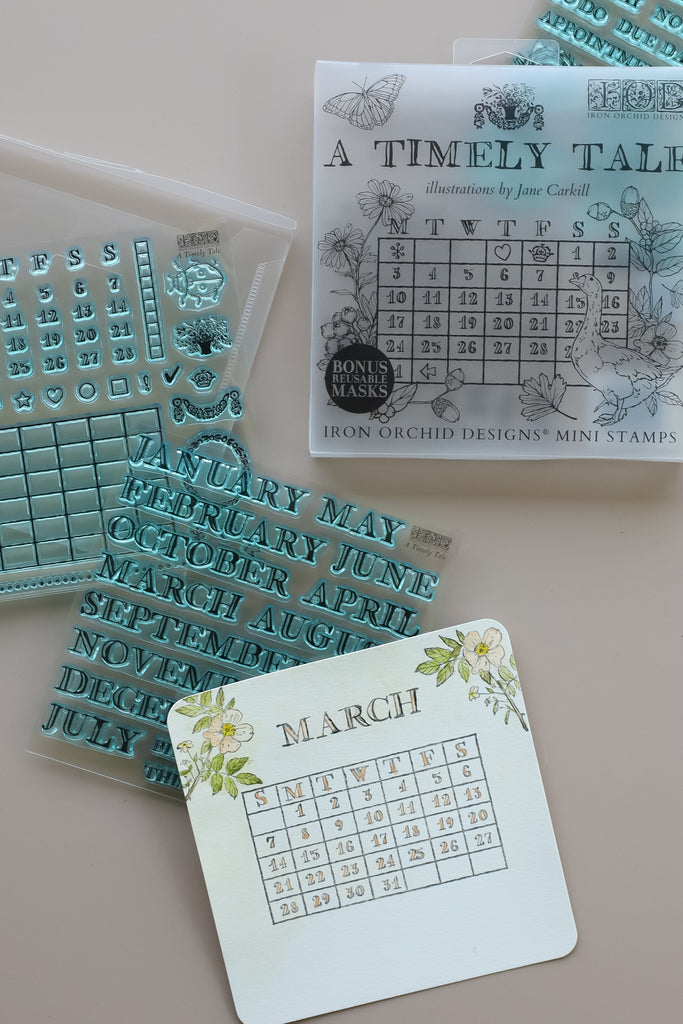 A Timely Tale IOD Decor Stamp