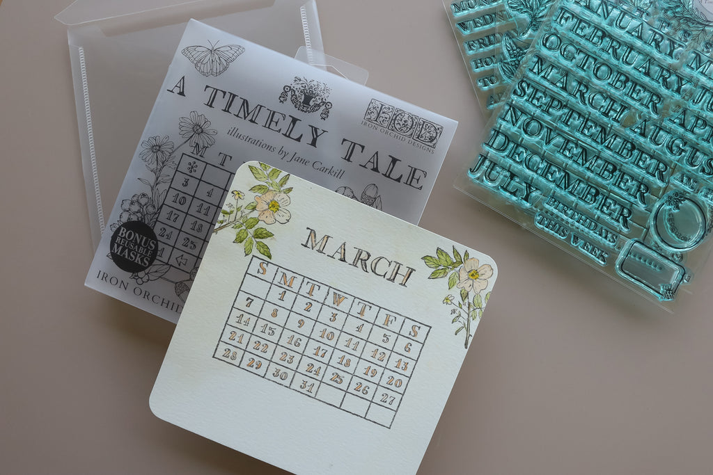 A Timely Tale IOD Decor Stamp